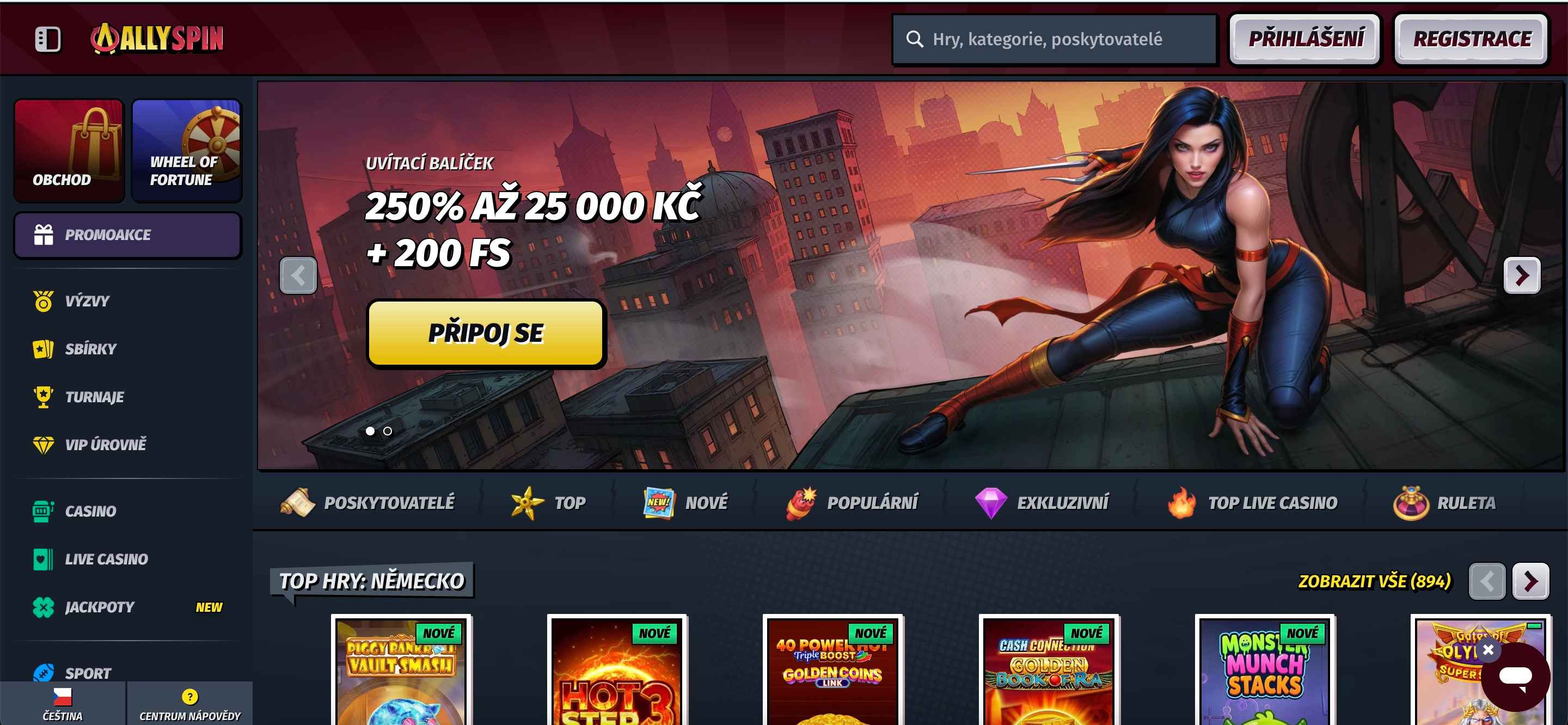 Allyspin casino – recenze (2026)